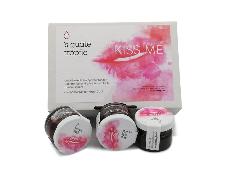 Kiss Me Likör Geschenk-Set