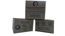 Organic Certified Balancing Solid Shampoo - Lavender & Mint - Dry & all Hair Types 60g