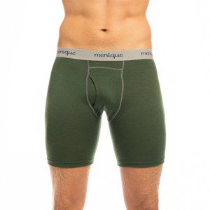 Herren-Boxershorts 160 Merino Dunkelgrün