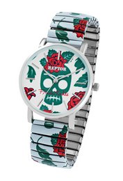 Damski zegarek na rękę Raptor „Frida Kahlo Edition” ze sznurkiem