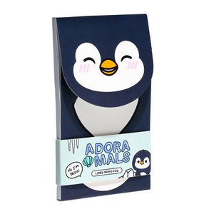 Adoramals Penguin Flip Open gevormd memoblok