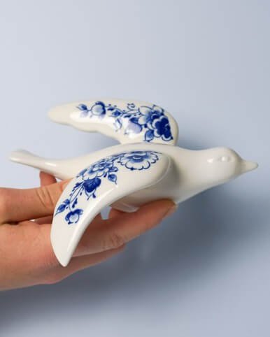 Wandvogel Delfter Blau 4