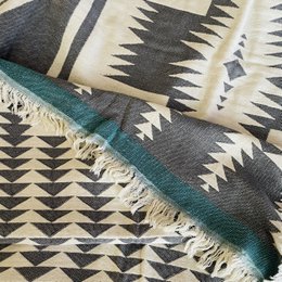 Jacquard Hamam Plaid 'May' 170x130 cm