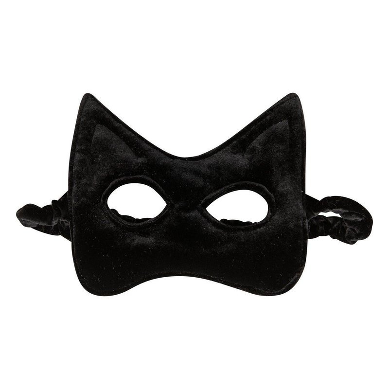 Sort kattemaske