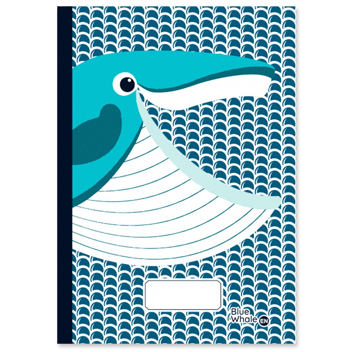 A5 notebook | Whale | Recycled paper - Made in France