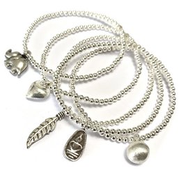 Zilveren armband met Boeddha NIEUW!