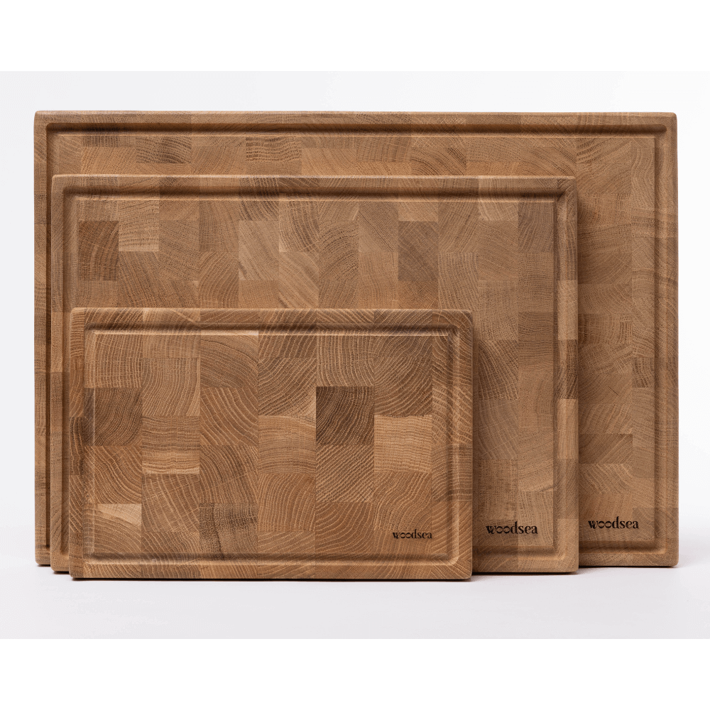 Planche à découper de bout - WOODSTONE - Rectangulaire - Chêne