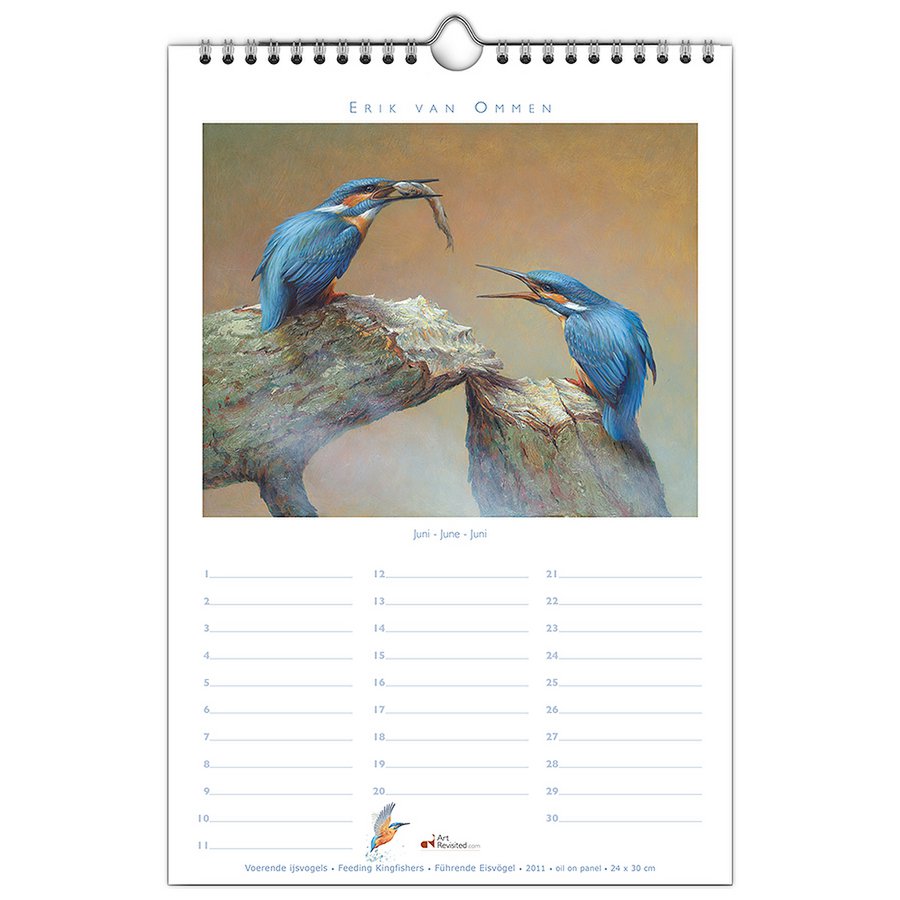 Verjaardagskalender Birds, Erik van Ommen