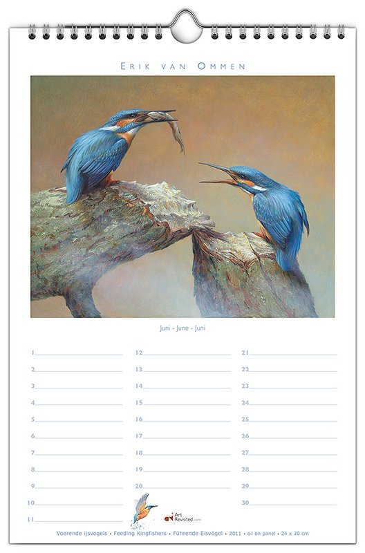Verjaardagskalender Birds, Erik van Ommen