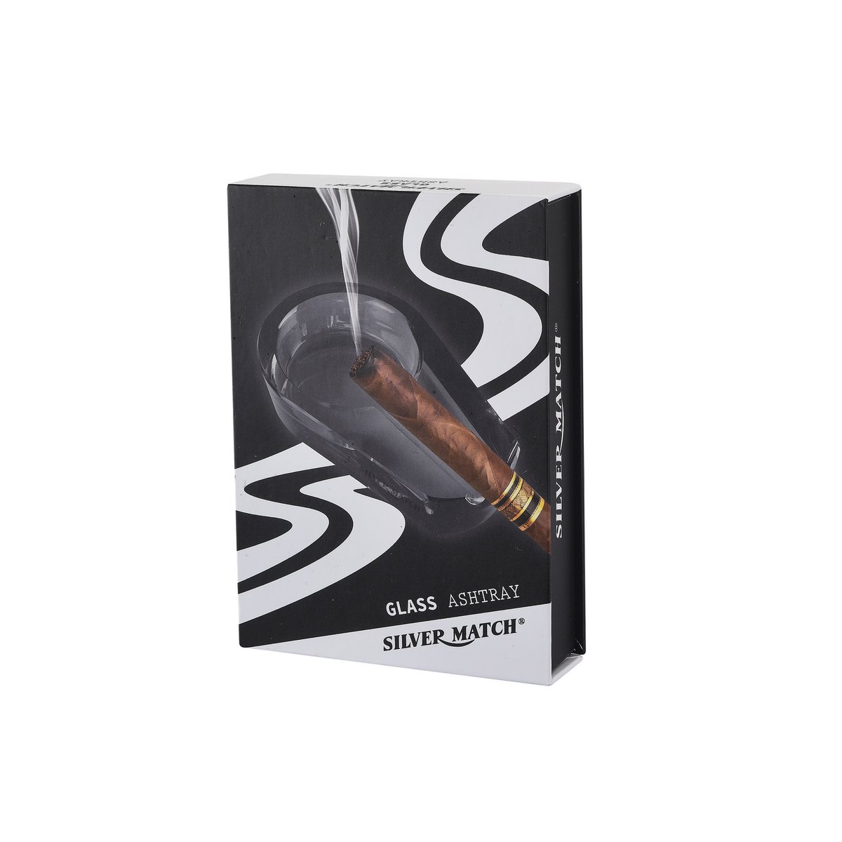 Ashtray for glass cigar