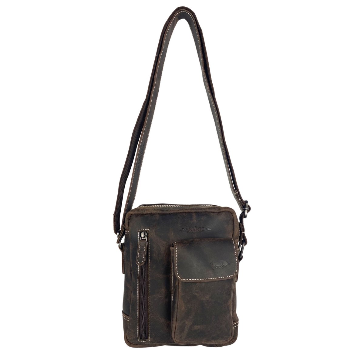 Bolso De Hombre O Bolso De Mujer En 3 Colores De Piel De Búfalo - Bandolera De Mujer O De Hombre