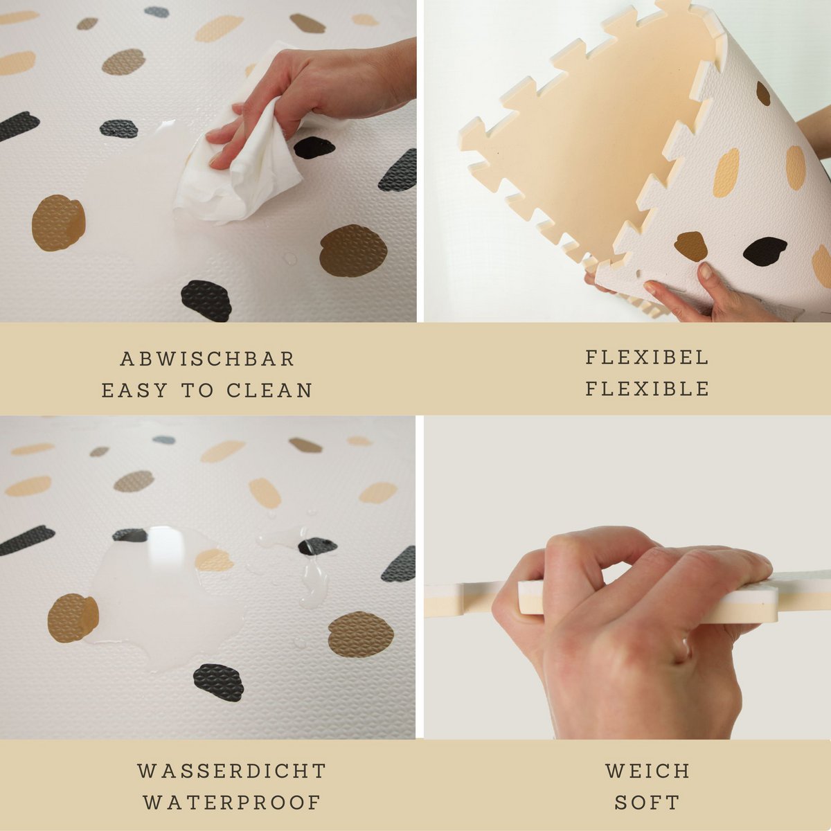 Hakuna Matte XXL Puzzle Play Mat - Confetti (1.8 x 1.2 m)