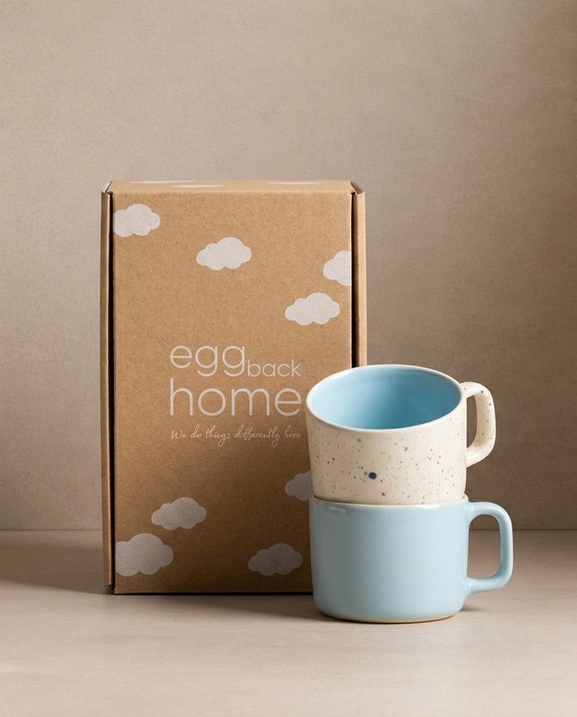 Breeze Party In/Out Stoneware Duo Set Mug 240ml Blue