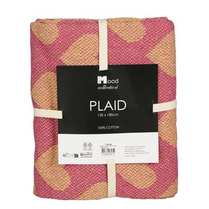 Plaid hart fuchsia