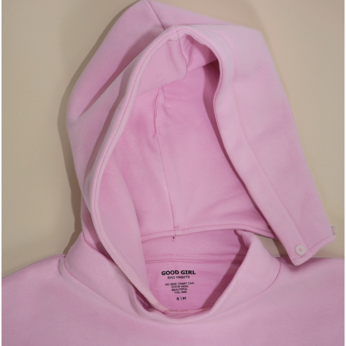 Hoodie "BAD GIRLS GO TO PARIS" - Beige