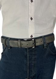 Monogramm Ledergürtel | Echtes Leder | Herren & Damengürtel | 3,5 cm | 8 Farben