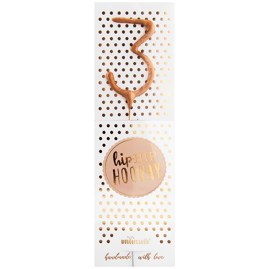 Hiphip hooray Roségold 290 Sortiment 144 Wondercandle® classic