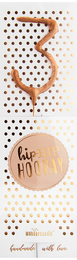 Hiphip hooray Roségold 290 Sortiment 144 Wondercandle® classic