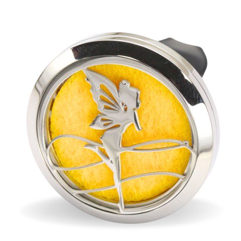 Car Diffuser Clip'Arôme - Angel - Stainless Steel with Blotters - Decorative Aromatherapy Accessory - Gift Idea