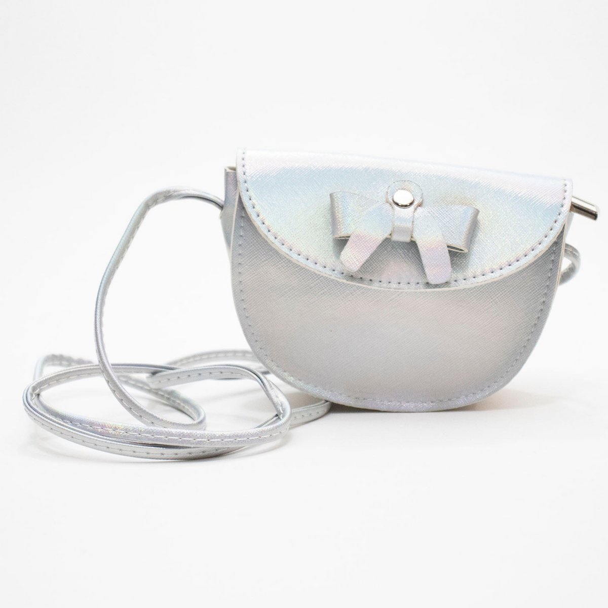 Louise Neon silver gray shoulder bag