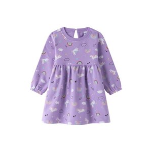 Frottee-Strickkleid für Baby-Mädchen