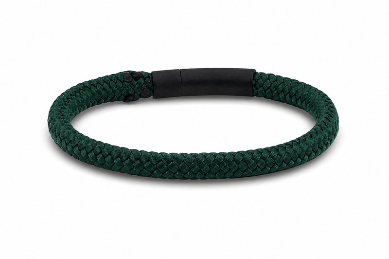Seilarmband 6mm - Ruyter-Kollektion | Ausgabe schwarz