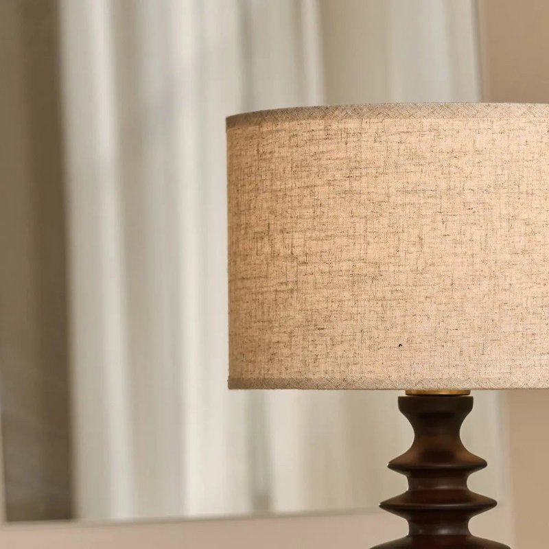 Bodhi Donkerbruine Houten Lamp