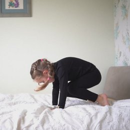 Kids' 160 Merino Pants Black