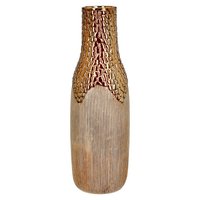 Halsvase Lausanne, braun; bronzefarben H.51,5 cm