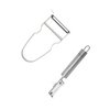 Duo Eplucheur à légumes pendule et rasoir à légumes Castor inox Fackelmann