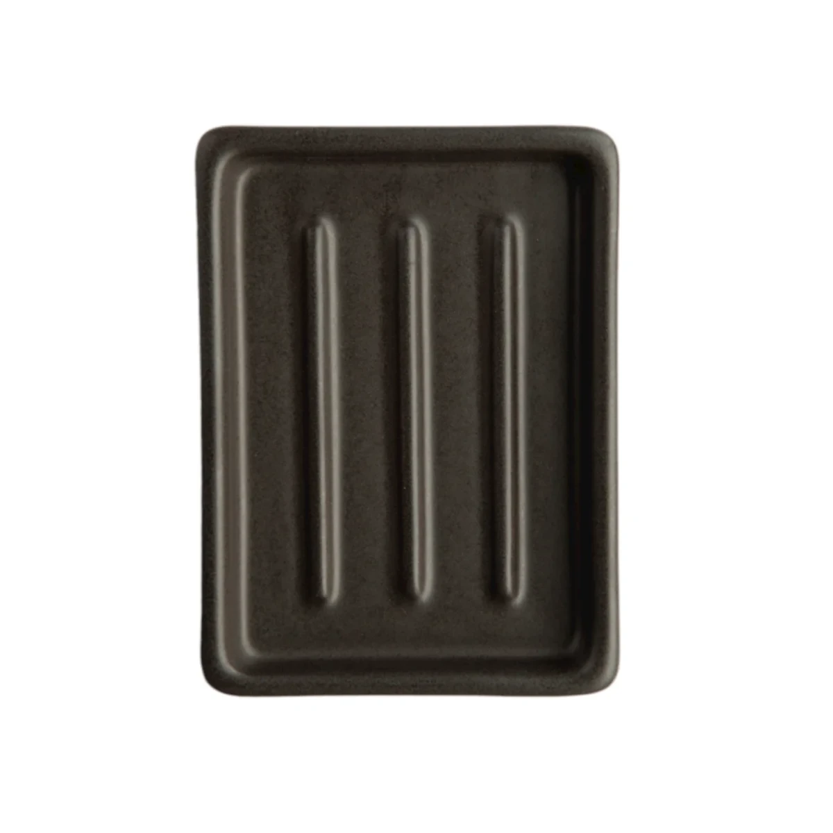 Portasapone in ceramica fatto a mano con costolette