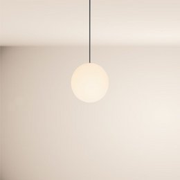 Orb glass ball pendant lamp