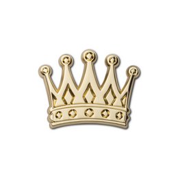 Golden Metal Pin "Crown"