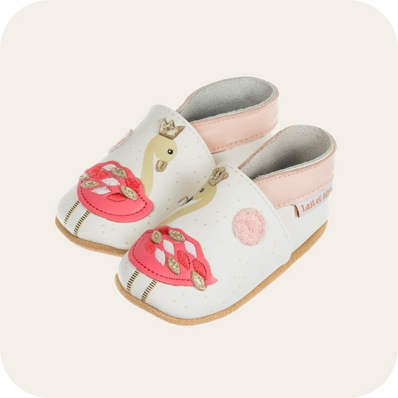 Pantuflas bebe piel suave Flamencos
