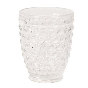 Water glass 225 ml of glass circles of drinking cup