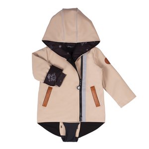 Kinder Softshell Jacke Beige