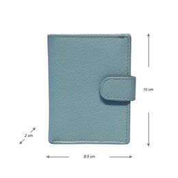 Cardprotector - Miniwallet - Mini wallet - Leather card holder leather - Credit card holder In 11 Colors