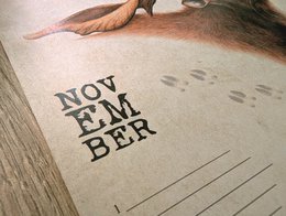 Hirsch-Geburtstagskalender, ewiger Kalender, umweltfreundlich