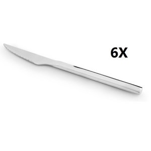 SET OF 6 STEAK KNIFE, BARBECUE KNIVES, NEW YORK