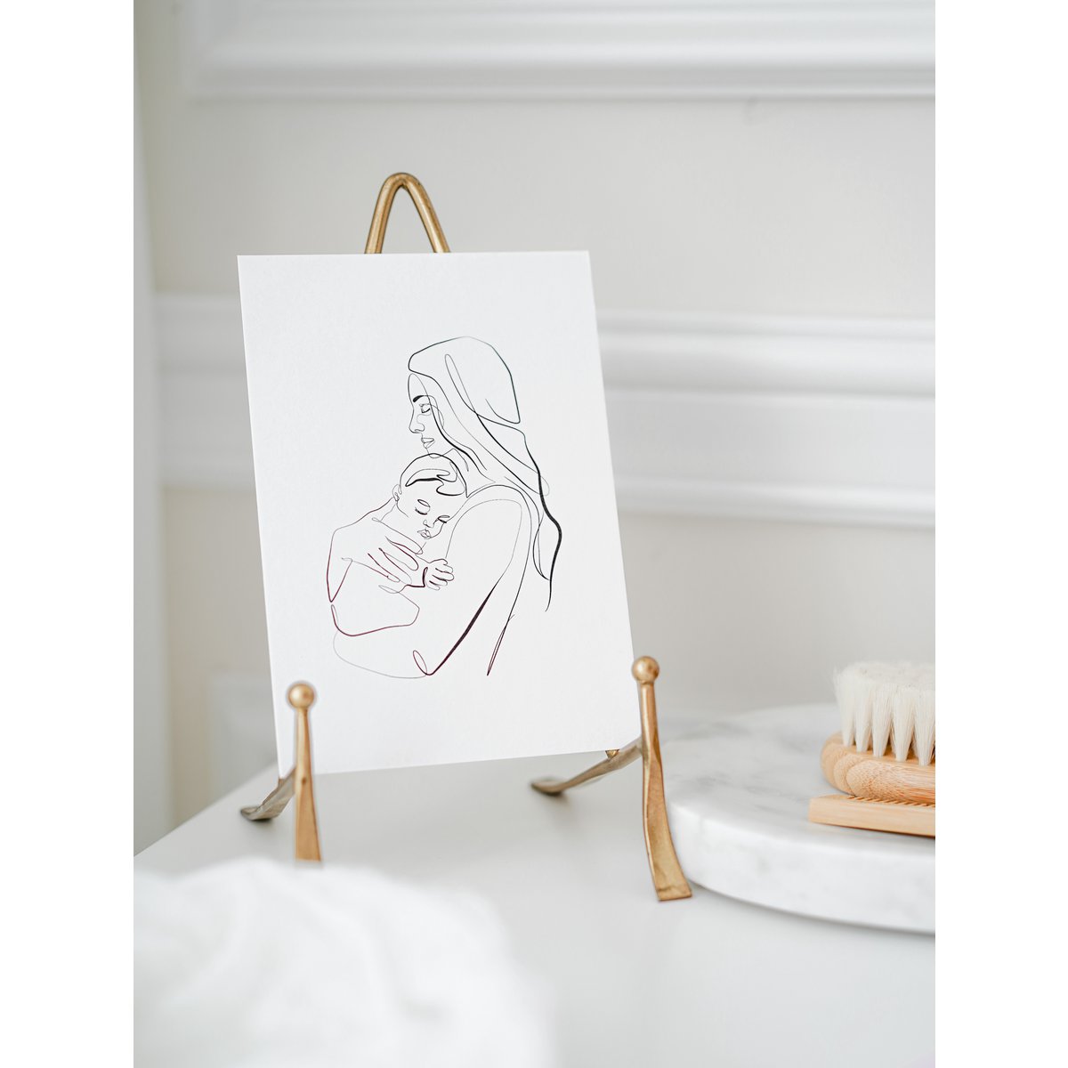 Postcard / mother-child card