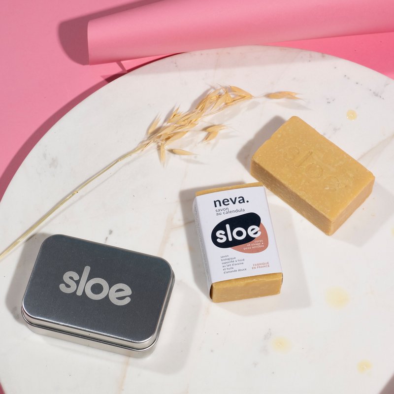 Neva : le savon à froid pour peaux sensibles (100gr.) / Sæbe til fornuftige skind - kold forsæbet