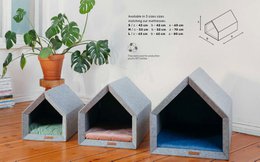Pethome Perfektes Haus für einen Hund und eine Katze - hellgrau/recycelt