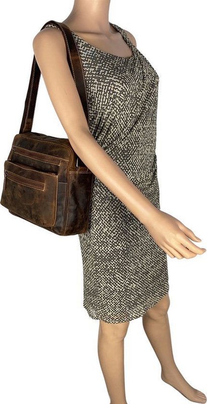 Borsa a tracolla arrigo da donna - sacca Coggac Buffaloer Crossbody
