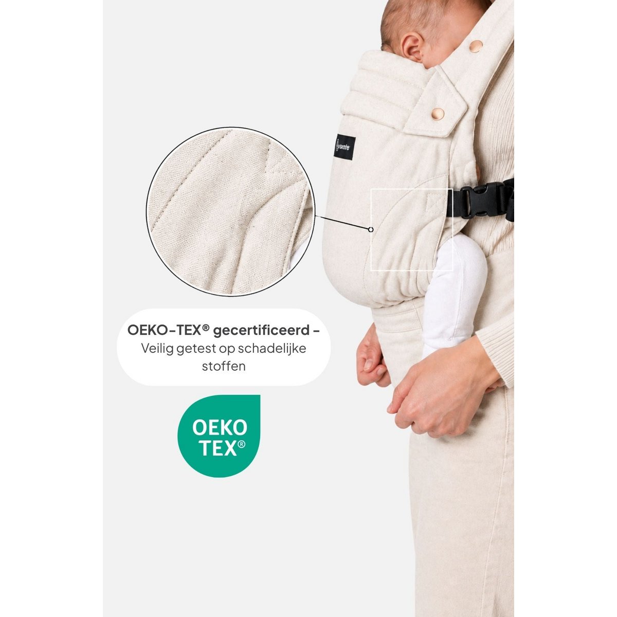 Nosidełko AVIAIRE - Ergonomiczne i wygodne - Materiał bawełniany OEKO-TEX®