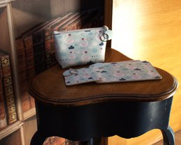 Carlie coin purse - Swans