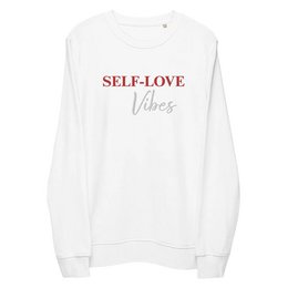 Sweatshirt i økologisk bomuld - Self Love Sweatshirt - Miljøvenlig økologisk bomuld - BRODERI