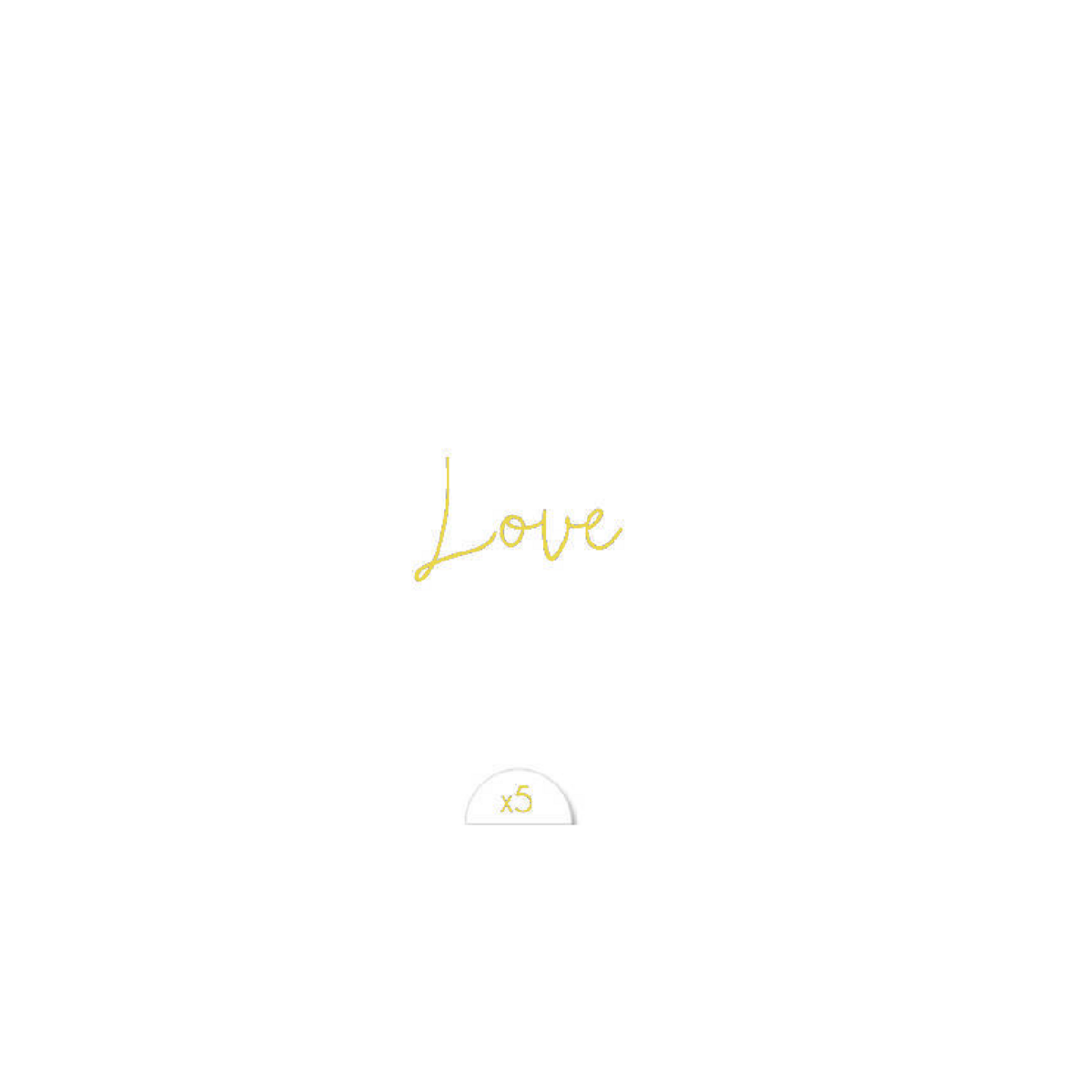 Sioou tymczasowy tatuaż - Love Doré x5