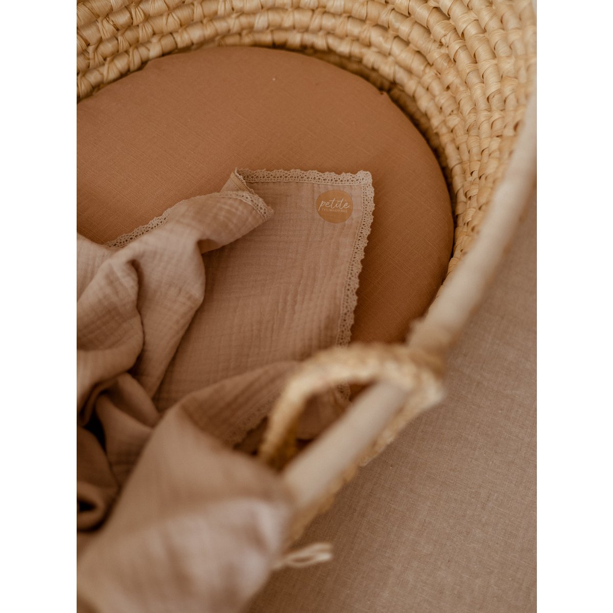 Baby Swaddle / Triple Layer Muslin - Beige