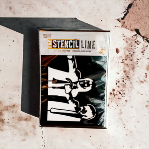 Banksys Graffiti-Schablone – Pulp Fiction