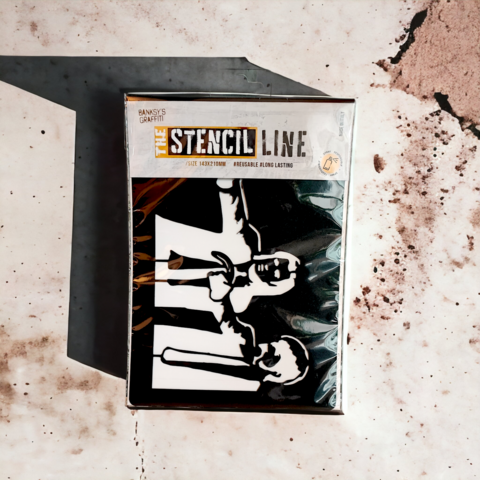 Banksys Graffiti-Schablone – Pulp Fiction